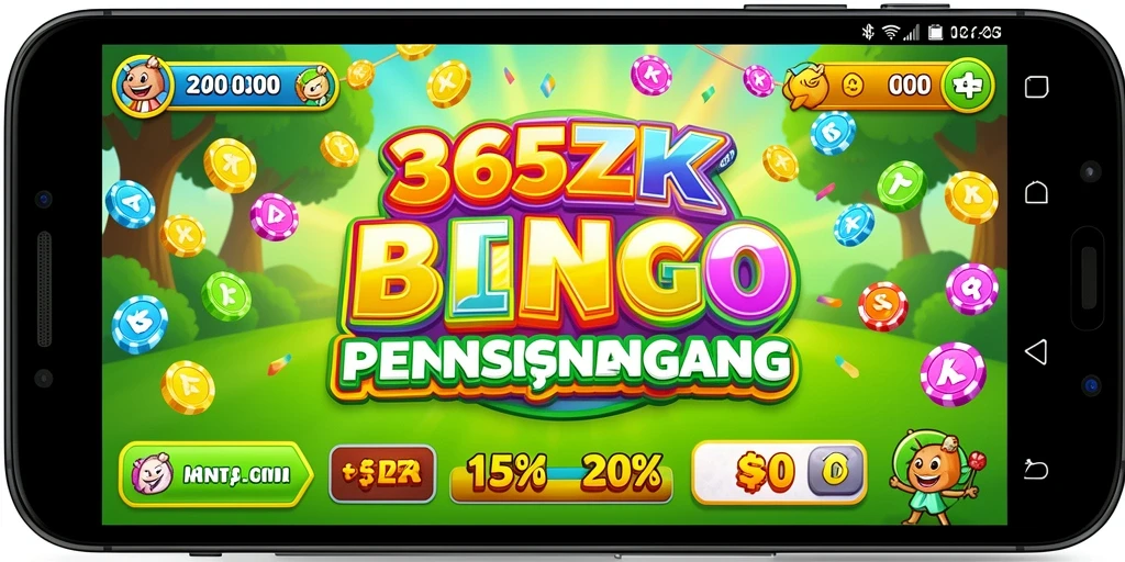 Screenshot utama 365ZK menampilkan gameplay Bingo yang menarik dan interaktif.