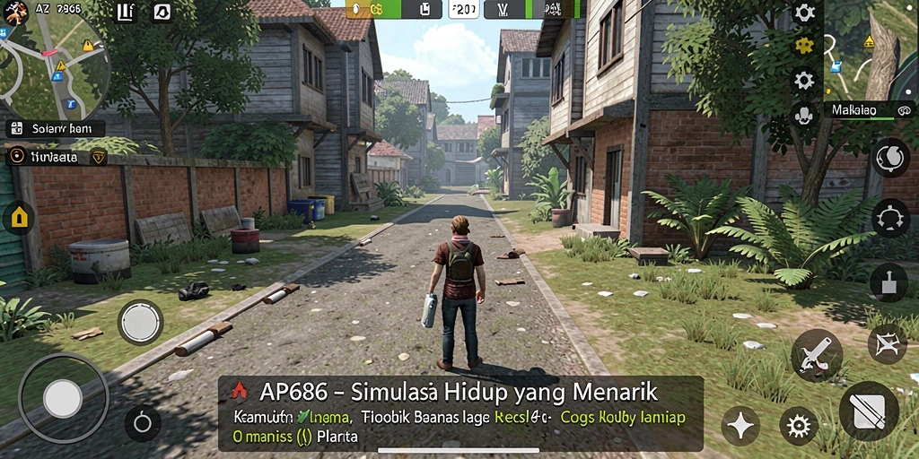 Tampilan gameplay AP686 yang menarik dan interaktif dalam dunia simulasi.