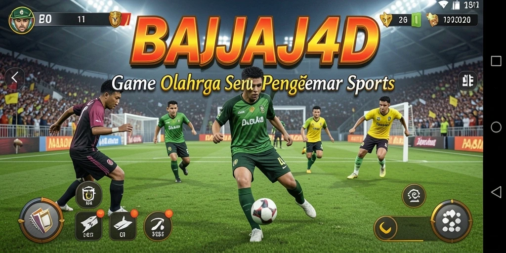 Tampilan gameplay seru dalam BAJAJ4D yang menampilkan aksi olahraga.