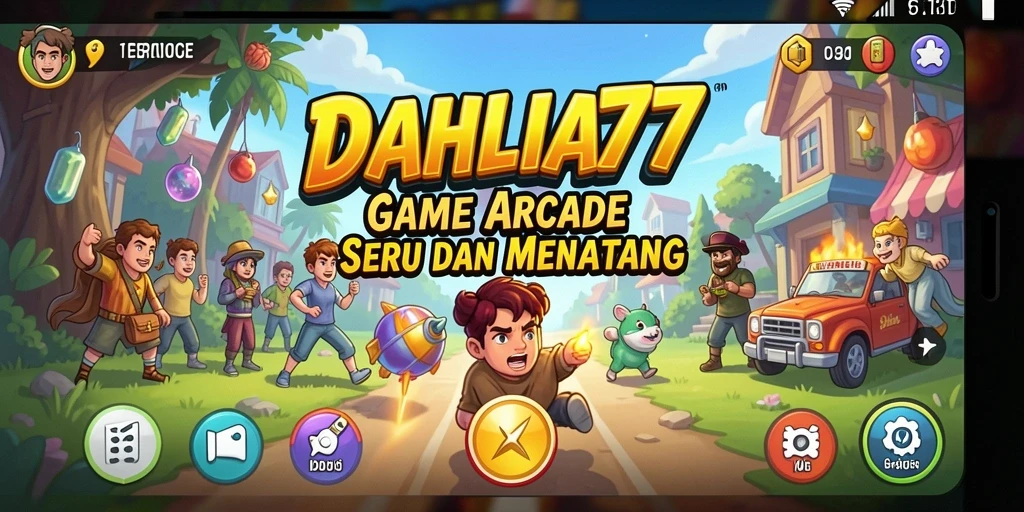 Tampilan gameplay seru dan dinamis dari DAHLIA77.