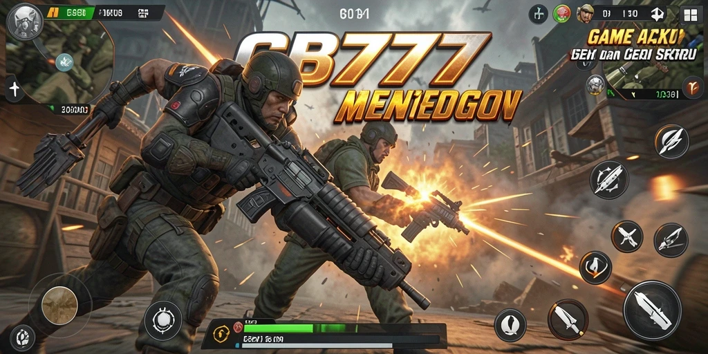 Screenshot utama GB777 menampilkan aksi seru dalam gameplay.