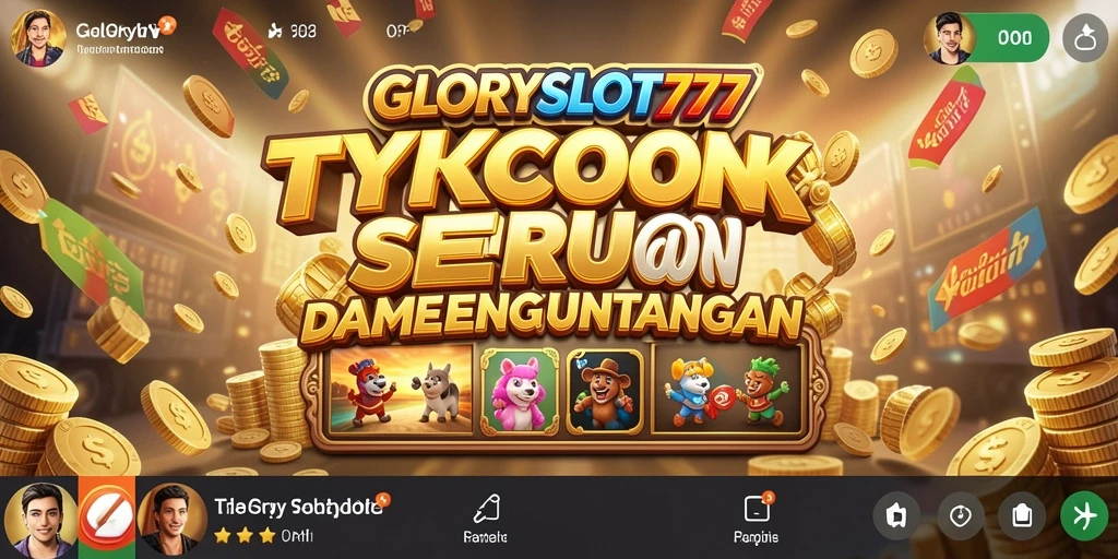 Tampilan gameplay Tycoon yang menarik di GLORYSLOT777.