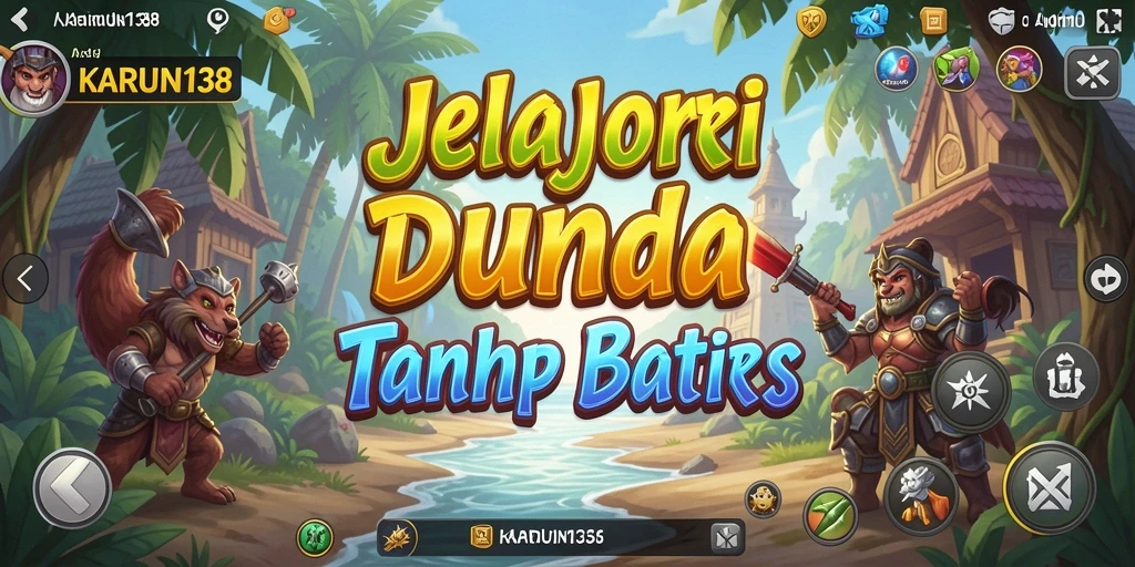 Tangkapan layar dari gameplay <strong>KARUN138</strong> yang menunjukkan eksplorasi dunia terbuka.