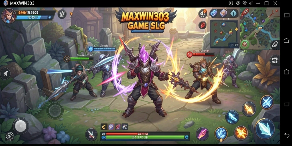 Tangkapan layar gameplay menunjukkan aksi strategis yang mendebarkan dalam <strong>MAXWIN303</strong>.