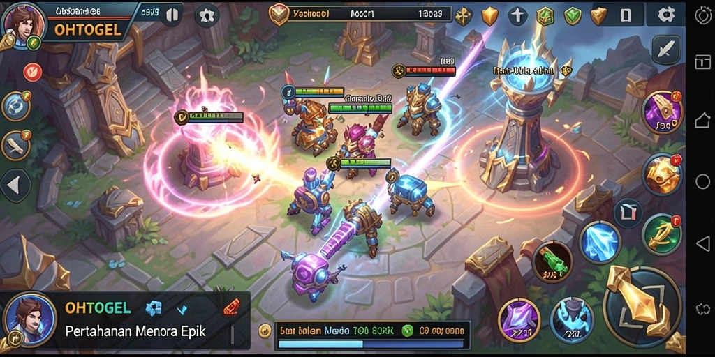 Gameplay menarik OHTOGEL di dalam dunia Tower Defense.