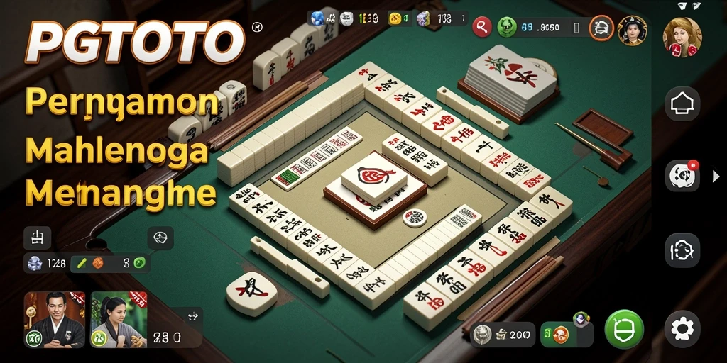 Tampilan utama PGTOTO dengan gameplay Mahjong yang menarik.