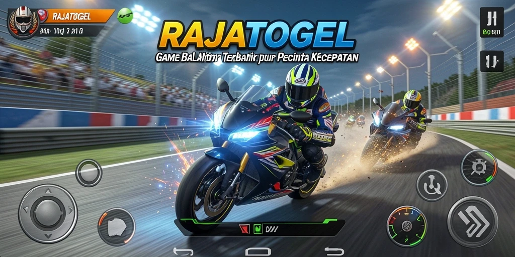 Gameplay menegangkan dengan balapan motor yang seru.