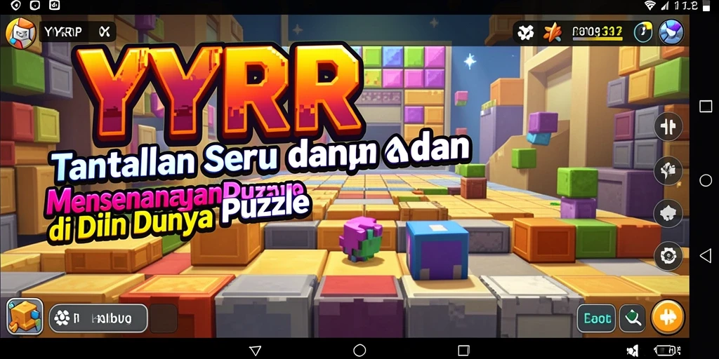 Tampilan gameplay YYRR dengan tantangan puzzle yang menarik.